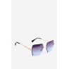 Women's Sunglasses With Gradient Lenses UV400 Gold-Blue-OK.32256