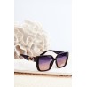 Women's Sunglasses with Decorative Detail UV400 Navy-OK.32269