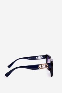 Women's Sunglasses with Decorative Detail UV400 Navy-OK.32269