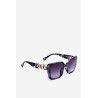 Women's Sunglasses with Decorative Detail UV400 Black-OK.32270