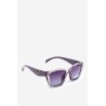 Women's Classic Sunglasses with Gold Details UV400 Grey-OK.32275