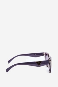 Women's Classic Sunglasses with Gold Details UV400 Grey-OK.32275