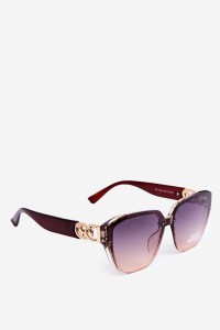 Women's Sunglasses with Gold Detail UV400 Brown-OK.32281