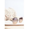 Women's Sunglasses with Gradient Lenses UV400 Gold-OK.32292