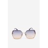 Women's Sunglasses with Gradient Lenses UV400 Gold-OK.32292