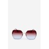 Women's Sunglasses with Gradient Lenses UV400 Brown-OK.32295