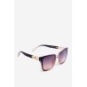 Women's Sunglasses With Decorative Details UV400 Brown-OK.32306