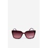 Women's Sunglasses With Decorative Details UV400 Brown-OK.32309