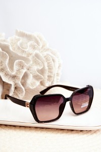 Women's Gradient Sunglasses UV400 Brown-Black-OK.32317