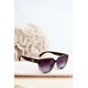 Women's Sunglasses with Gold Details UV400 Brown-OK.32323