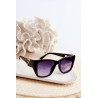 Women's Classic Sunglasses with Decorative Details UV400 Black-OK.32327