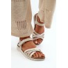 Patogūs ir lengvi moteriški sandalai Inblu-CN000041 BIANCO