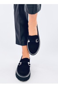 Stilingi zomšiniai batai SHEADY BLACK-KB 100-370