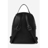 Women's Small Faux Leather Backpack NOBO BAGP230-K020 Black-BAGP230-K020 CZARNY