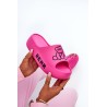 Moteriškos lengvos rožinės šlepetės vasarai-BG176 FUCHSIA