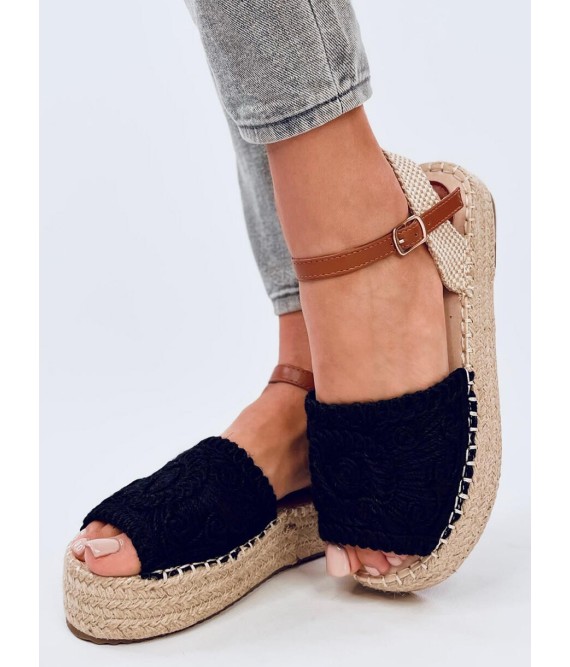 Boho INGRAM BLACK espadrilės basutės-KB SK98P