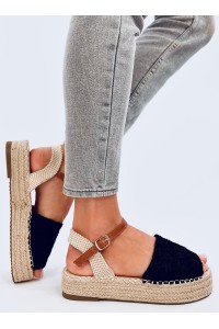 Boho INGRAM BLACK espadrilės basutės-KB SK98P