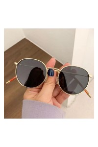 Klasikiniai saulės akiniai auksiniu rėmeliu OK393-OK393