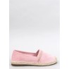 Rožinės zomšinės espadrilės ETANCE PINK-KB 8221