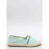 Pistacijų spalvos zomšinės espadrilės ETANCE GREEN-KB 8221