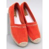 Oranžinės zomšinės espadrilės ETANCE ORANGE-KB 8221