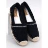 Juodos zomšinės espadrilės ETANCE BLACK-KB 8221