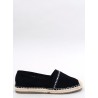 Juodos zomšinės espadrilės ETANCE BLACK-KB 8221