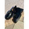 Madingi moteriški loaferiai-GQ8-010 BLACK