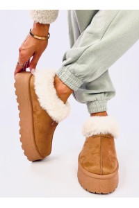 Trumpi UGG stiliaus batai su kailiuku YOGI CAMEL-KB VL245P