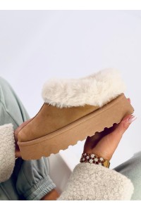 Trumpi UGG stiliaus batai su kailiuku YOGI CAMEL-KB VL245P