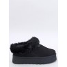 Trumpi UGG stiliaus batai su kailiuku YOGI BLACK-KB VL245P