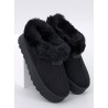 Trumpi UGG stiliaus batai su kailiuku YOGI BLACK-KB VL245P