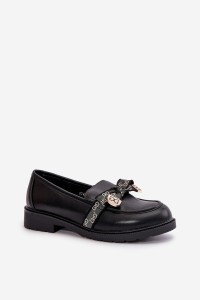 Elegantiški moteriški juodi bateliai-HY42-331 BLACK