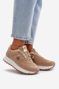 Moteriški sportinio stiliaus batai su pašiltinimu-TL289-63 KHAKI