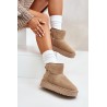 Natūralios odos zomšiniai UGG stiliaus žieminiai batai-NN605 KHAKI