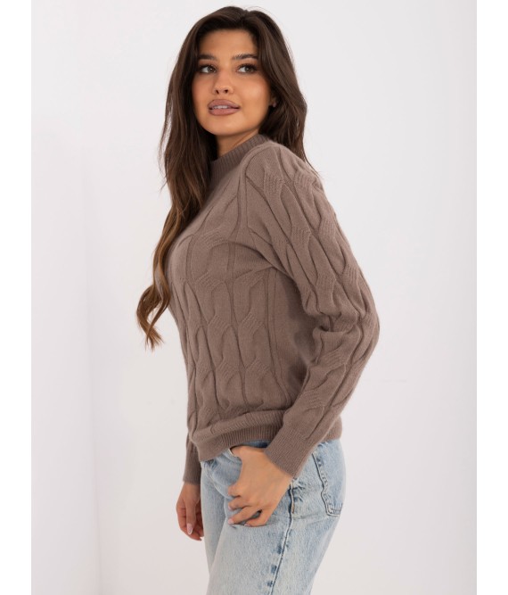 Sweter-AT-SW-2235.00P-brązowy-AT-SW-2235.00P