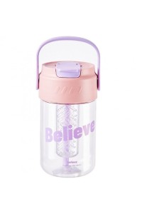 Gertuvė su papildoma talpa vaisiams, uogoms ir šiaudeliu 600 ML Believe BD21-BD21