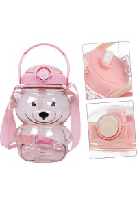 Vaikiška žaisminga gertuvė SWEET BEAR PINK 1000 ML BD27-BD27