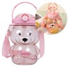 Vaikiška žaisminga gertuvė SWEET BEAR PINK 1000 ML BD27-BD27