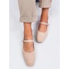 Mary Jane stiliaus bateliai GOLINS BEIGE-KB L2850