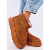 UGG stiliaus trumpi žieminiai batai RODMANS CAMEL-KB JD-2