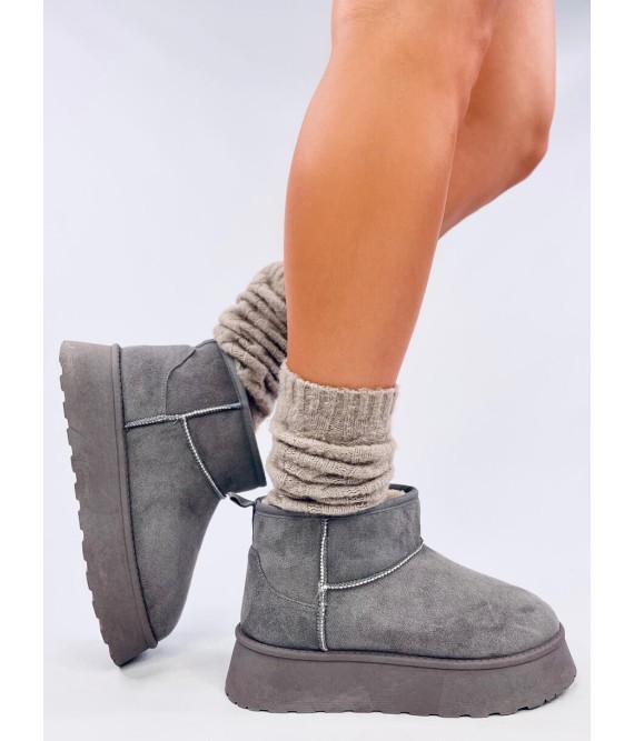 UGG stiliaus trumpi žieminiai batai RODMANS GREY-KB JD-2