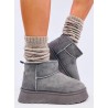 UGG stiliaus trumpi žieminiai batai RODMANS GREY-KB JD-2