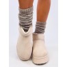 UGG stiliaus trumpi žieminiai batai RODMANS BEIGE-KB JD-2