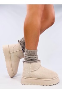 UGG stiliaus trumpi žieminiai batai RODMANS BEIGE-KB JD-2