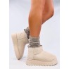 UGG stiliaus trumpi žieminiai batai RODMANS BEIGE-KB JD-2