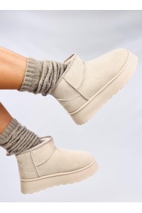 UGG stiliaus trumpi žieminiai batai RODMANS BEIGE-KB JD-2