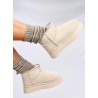 UGG stiliaus trumpi žieminiai batai RODMANS BEIGE-KB JD-2