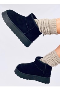 UGG stiliaus trumpi žieminiai batai RODMANS BLACK-KB JD-2