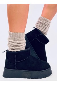 UGG stiliaus trumpi žieminiai batai RODMANS BLACK-KB JD-2